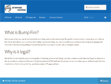 Tablet Screenshot of bumpfiresystems.com